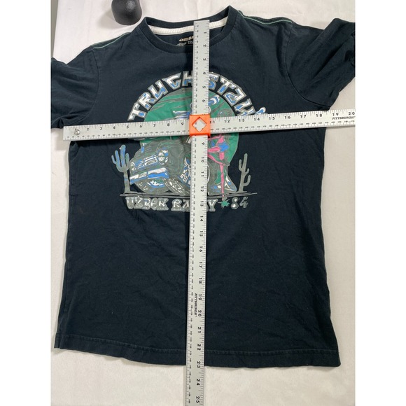 Diesel Truckistan Uzbek Rally 1984 Black Cotton T-Shirt Women's MEDIUM - Picture 8 of 8